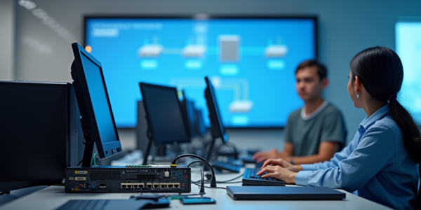 Aula tecnol&oacute;gica FP 4.0 para SMR con ordenadores abiertos, componentes y equipo de redes